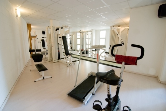 Well equipped modern gym (shared)