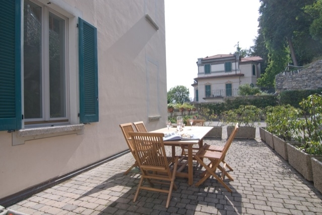 private rear terrace