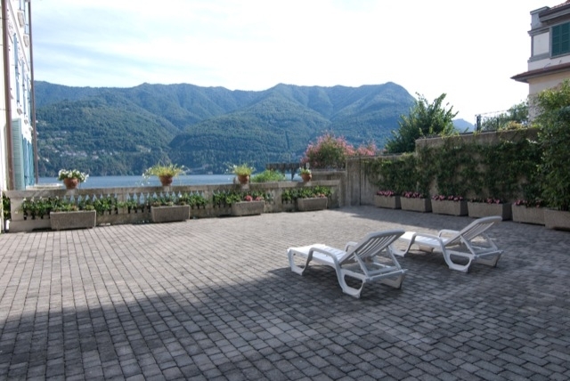 one of 2 sun decks overlooking the lake (shared)