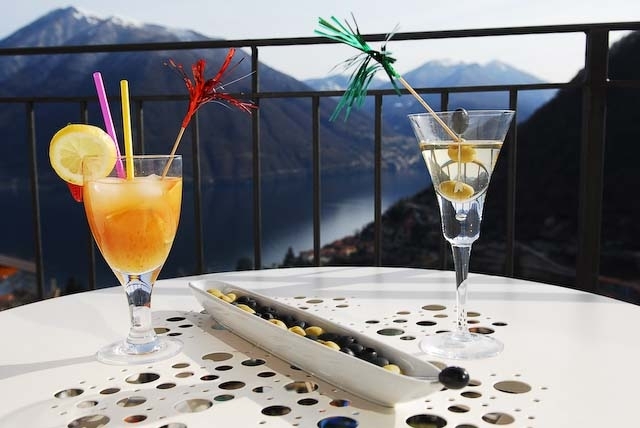 Balcony cocktails