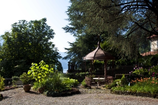 rear garden & original cupola