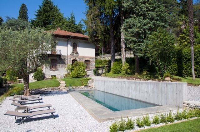 viewed from the front